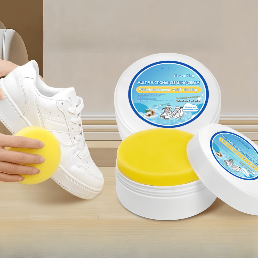 Sneaker Care Whitener - Crema Blanqueadora para Limpieza de Zapatillas,