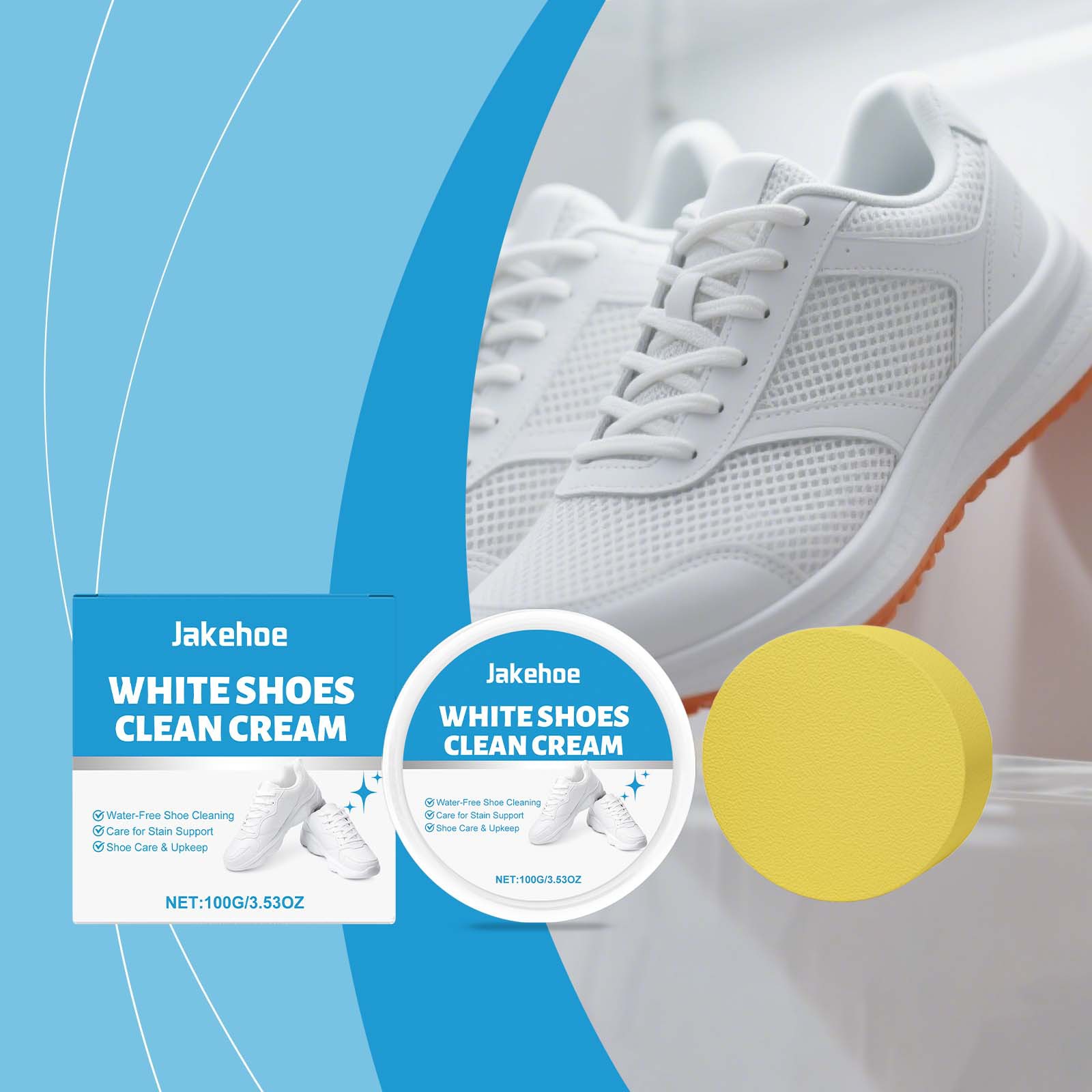Crema Limpiadora de Zapatos Bl - Sneaker Care Whitener reseña y precio