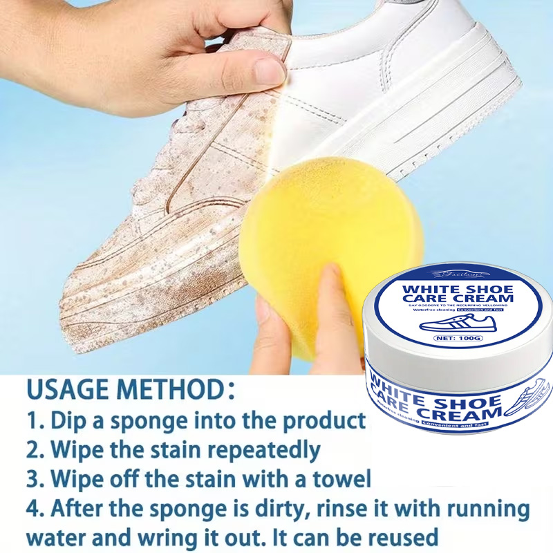 Crema para el cuidado de zapat - Sneaker Care Whitener reseña y precio